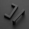 imageRavinte 15 Pack 3 Inch Kitchen Square Cabinet Handles Matte Black Cabinet Pulls Black Drawer Pulls Kitchen Cabinet Hardware Kitchen Handles