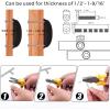imageRavinte 15 Pack 3quot Drawer Pulls Flat Black Cabinet Cup Pulls Kitchen Hardware Cabinet Handles Drawer Handles Knobs 3 inch Hole Center15