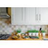 imageRavinte 24 Pack 738 inch Cabinet Pulls Brushed Nickel Stainless Steel Kitchen Cupboard Handles Cabinet Handles 5 inch Hole CenterSatin Nickel