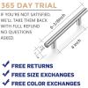 imageRavinte 40 Pack 638 inch Cabinet Pulls Brushed Nickel Stainless Steel Kitchen Cupboard Handles Cabinet Handles 4 inch Hole Center