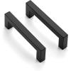 imageRavinte 55 Pack Square 334 Inch Cabinet Handles Matte Black Pulls for Kitchen Cabinets and DrawersBlack