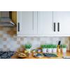 imageRavinte 55 Pack Square 334 Inch Cabinet Handles Matte Black Pulls for Kitchen Cabinets and DrawersBlack