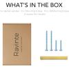 imageRavinte 55 Pack Square 334 Inch Cabinet Handles Matte Black Pulls for Kitchen Cabinets and DrawersBrushed Brass
