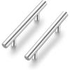 imageRavinte 12 Pack 638 inch Cabinet Pulls Brushed Nickel Stainless Steel Kitchen Cupboard Handles Cabinet Handles 4 inch Hole Center