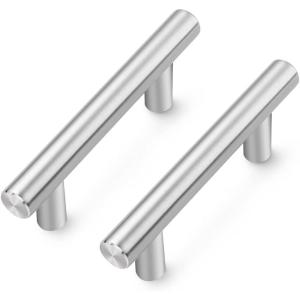 imageRavinte 15 Pack 638 inch Cabinet Pulls Brushed Nickel Stainless Steel Kitchen Cupboard Handles Cabinet Handles 4 inch Hole CenterBrushed Nickel