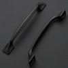 imageRavinte 10 Pack Cabinet Handles Oil Rubbed Bronze Cabinet Pulls 334 Inch Kitchen Curved Drawer Handles for Kitchen Cupboard Arch Pulls Square Foot Dresser Come with ScrewdriverMatte Black