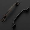 imageRavinte 10 Pack Cabinet Handles Oil Rubbed Bronze Cabinet Pulls 334 Inch Kitchen Curved Drawer Handles for Kitchen Cupboard Arch Pulls Square Foot Dresser Come with ScrewdriverOil Rubbed Bronze
