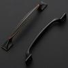 imageRavinte 10 Pack Cabinet Handles Oil Rubbed Bronze Cabinet Pulls 334 Inch Kitchen Curved Drawer Handles for Kitchen Cupboard Arch Pulls Square Foot Dresser Come with ScrewdriverOil Rubbed Bronze