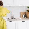 imageRavinte 10 Pack Cabinet Handles Oil Rubbed Bronze Cabinet Pulls 334 Inch Kitchen Curved Drawer Handles for Kitchen Cupboard Arch Pulls Square Foot Dresser Come with ScrewdriverOil Rubbed Bronze