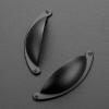 imageRavinte 20 Pack 3quot Drawer Pulls Matte Black Cabinet Pulls Kitchen Cabinet Handles Drawer Handles Cabinet Knobs Kitchen Hardware Half Moon Cup pulls Black 3 inch Hole Center10