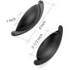 imageRavinte 20 Pack 3quot Drawer Pulls Matte Black Cabinet Pulls Kitchen Cabinet Handles Drawer Handles Cabinet Knobs Kitchen Hardware Half Moon Cup pulls Black 3 inch Hole Center10