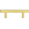 imageRavinte 30 Pack 6 Square Cabinet Pulls Matte Black Stainless Steel Kitchen Drawer Pulls Cabinet Handles 6Length 334 Hole CenterBrushed Brass