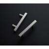 imageRavinte 30 Pack 6 Square Cabinet Pulls Matte Black Stainless Steel Kitchen Drawer Pulls Cabinet Handles 6Length 334 Hole CenterBrushed Nickel
