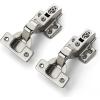 imageRavinte 60 Pack 30 Pairs European Kitchen Cabinet Hinges Soft Close Half Overlay Cabinet Door Hinges HeavyDuty Frameless Adjustable Concealed Cabinet Cup Hinge4
