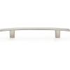 imageRavinte 10 Pack Cabinet Handles Brushed Nickel Cabinet Pulls Kitchen Cabinet HandlesCurved Drawer Pulls in 5316 Inch Length with 3 Inch Hole Center Arch Kitchen Cabinet HardwareBrushed Nickel