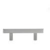 imageRavinte 30 Pack 3 Inch Cabinet Pulls Brushed Nickel Sqaure Kitchen Cabinet Handles Silver Cabinet Hardware Stainless Steel Drawer Pulls 5 Inch Overall Length with Mounting TemplateBrushed Nickel