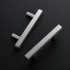 imageRavinte 30 Pack 3 Inch Cabinet Pulls Brushed Nickel Sqaure Kitchen Cabinet Handles Silver Cabinet Hardware Stainless Steel Drawer Pulls 5 Inch Overall Length with Mounting TemplateBrushed Nickel