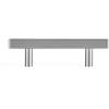 imageRavinte 30 Pack 3 Inch Cabinet Pulls Brushed Nickel Sqaure Kitchen Cabinet Handles Silver Cabinet Hardware Stainless Steel Drawer Pulls 5 Inch Overall Length with Mounting TemplateBrushed Nickel
