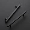 imageRavinte 30 Pack 3 Inch Cabinet Pulls Brushed Nickel Sqaure Kitchen Cabinet Handles Silver Cabinet Hardware Stainless Steel Drawer Pulls 5 Inch Overall Length with Mounting TemplateBlack