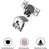 imageRavinte 50 Pack 25 Pair 12 inch Overlay Cabinet Hinges Soft Close Hidden Door Hinge for Kitchen Cabinet Hinges Stainless Steel Adjustable Hinges Satin Nickel Cabinet Hardware20