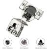imageRavinte 50 Pack 25 Pair 12 inch Overlay Cabinet Hinges Soft Close Hidden Door Hinge for Kitchen Cabinet Hinges Stainless Steel Adjustable Hinges Satin Nickel Cabinet Hardware30