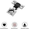 imageRavinte 50 Pack 25 Pair 12 inch Overlay Cabinet Hinges Soft Close Hidden Door Hinge for Kitchen Cabinet Hinges Stainless Steel Adjustable Hinges Satin Nickel Cabinet Hardware10