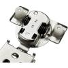 imageRavinte 50 Pack 25 Pair 12 inch Overlay Cabinet Hinges Soft Close Hidden Door Hinge for Kitchen Cabinet Hinges Stainless Steel Adjustable Hinges Satin Nickel Cabinet Hardware2