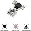 imageRavinte 50 Pack 25 Pair 12 inch Overlay Cabinet Hinges Soft Close Hidden Door Hinge for Kitchen Cabinet Hinges Stainless Steel Adjustable Hinges Satin Nickel Cabinet Hardware30