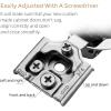 imageRavinte 50 Pack 25 Pair 12 inch Overlay Cabinet Hinges Soft Close Hidden Door Hinge for Kitchen Cabinet Hinges Stainless Steel Adjustable Hinges Satin Nickel Cabinet Hardware30
