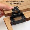 imageRavinte 50Pack 25Pairs 12inch Overlay Cabinet Door Hinges Kitchen Black SemiConcealed Hinges Face Mount Cabinet Hardware SelfClosing WDoor BumpersampampScrewdriver20