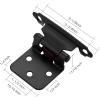 imageRavinte 50Pack 25Pairs 12inch Overlay Cabinet Door Hinges Kitchen Black SemiConcealed Hinges Face Mount Cabinet Hardware SelfClosing WDoor BumpersampampScrewdriver20