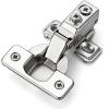 imageRavinte 60 Pack 30 Pairs Short Arm Kitchen Cabinet Hinges for 12 Inch Overlay Cabinet Brushed Nickel 105 Degree Opening Angle Hinges Soft Close Concealed with Mounting Screws for Face Frame Door30