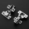 imageRavinte 60 Pack 30 Pairs Short Arm Kitchen Cabinet Hinges for 12 Inch Overlay Cabinet Brushed Nickel 105 Degree Opening Angle Hinges Soft Close Concealed with Mounting Screws for Face Frame Door30