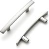 imageRavinte 10 Pack Cabinet Handles Brushed Nickel Cabinet Pulls Kitchen Cabinet HandlesCurved Drawer Pulls in 5316 Inch Length with 3 Inch Hole Center Arch Kitchen Cabinet HardwareBrushed Nickel