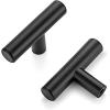 image10 Pack 2 inch Cabinet Pulls Matte Black Stainless Steel Kitchen Drawer Pulls Cupboard Handles Cabinet HandlesMatte Black