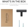 image10 Pack 2 inch Cabinet Pulls Matte Black Stainless Steel Kitchen Drawer Pulls Cupboard Handles Cabinet HandlesMatte Black