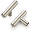 image10 Pack 2 inch Cabinet Pulls Matte Black Stainless Steel Kitchen Drawer Pulls Cupboard Handles Cabinet HandlesSatin Nickel