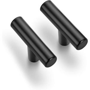 image10 Pack 2 inch Cabinet Pulls Matte Black Stainless Steel Kitchen Drawer Pulls Cupboard Handles Cabinet HandlesMatte Black