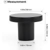 imageRavinte 20 Pack Cabinet Knobs Black Kitchen Cabinet Knobs Round Dresser Drawer Knobs Matte Black Drawer Pulls Closet Door Knobs 115 InchBlack