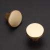 imageRavinte 20 Pack Cabinet Knobs Black Kitchen Cabinet Knobs Round Dresser Drawer Knobs Matte Black Drawer Pulls Closet Door Knobs 115 InchChampagne Gold