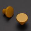 imageRavinte 20 Pack Cabinet Knobs Black Kitchen Cabinet Knobs Round Dresser Drawer Knobs Matte Black Drawer Pulls Closet Door Knobs 115 InchEarthy Yellow