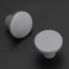 imageRavinte 20 Pack Cabinet Knobs Black Kitchen Cabinet Knobs Round Dresser Drawer Knobs Matte Black Drawer Pulls Closet Door Knobs 115 InchGray