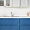 imageRavinte 20 Pack Cabinet Knobs Black Kitchen Cabinet Knobs Round Dresser Drawer Knobs Matte Black Drawer Pulls Closet Door Knobs 115 InchGray
