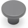 imageRavinte 20 Pack Cabinet Knobs Black Kitchen Cabinet Knobs Round Dresser Drawer Knobs Matte Black Drawer Pulls Closet Door Knobs 115 InchGray
