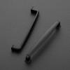 imageRavinte 10 Pack Solid 5 Inch Cabinet Handles Matte Black Pulls for Kitchen Drawers Cabinets Cupboards  Hardware HandlesBlack