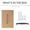 imageRavinte 10 Pack Solid 5 Inch Cabinet Handles Matte Black Pulls for Kitchen Drawers Cabinets Cupboards  Hardware HandlesOil Rubbed Bronze