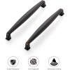 imageRavinte 15 Pack Solid 614 Inch Kitchen Cabinet Handles Matte Black Cabinet Pulls Black Drawer Pulls Kitchen Cabinet Hardware Kitchen Handles for Cabinets Cupboard Handles Drawer HandlesOil Rubbed Bronze