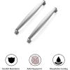 imageRavinte 15 Pack Solid 614 Inch Kitchen Cabinet Handles Matte Black Cabinet Pulls Black Drawer Pulls Kitchen Cabinet Hardware Kitchen Handles for Cabinets Cupboard Handles Drawer HandlesBrushed Nickel