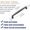 imageRavinte 15 Pack Solid 614 Inch Kitchen Cabinet Handles Matte Black Cabinet Pulls Black Drawer Pulls Kitchen Cabinet Hardware Kitchen Handles for Cabinets Cupboard Handles Drawer HandlesBlack
