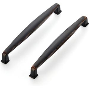 imageRavinte 15 Pack Solid 614 Inch Kitchen Cabinet Handles Matte Black Cabinet Pulls Black Drawer Pulls Kitchen Cabinet Hardware Kitchen Handles for Cabinets Cupboard Handles Drawer HandlesOil Rubbed Bronze